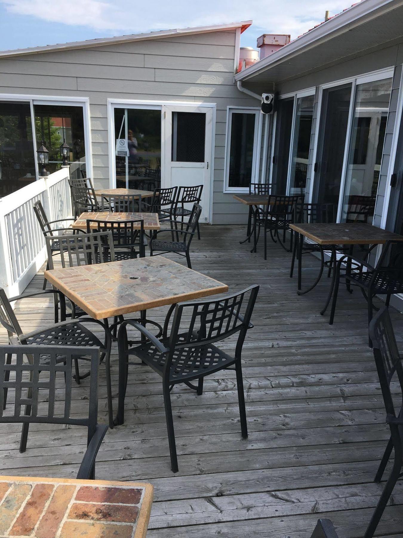 Motel Le Vacancier Baie-Sainte-Catherine Buitenkant foto